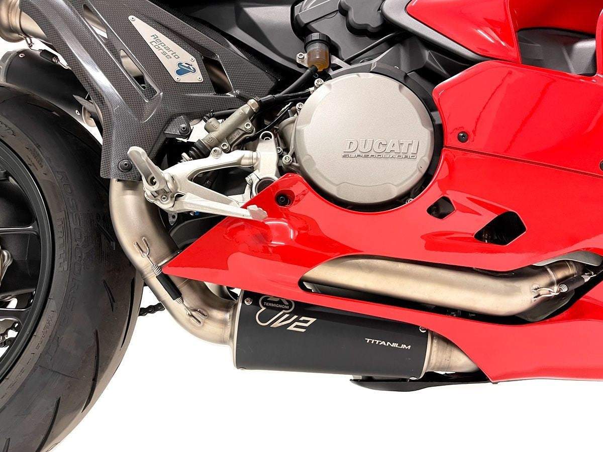 Système d'échappement complet en acier inoxydable Termignoni Replica SBK Ducati Panigale V2 955 (20-24) D22009400INC 