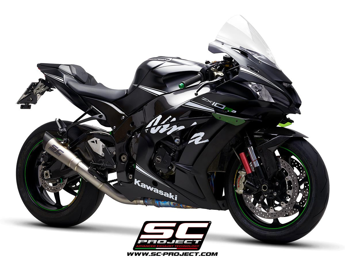 SC-Project Slip-On S1 + tuyau de remplacement KAT Kawasaki ZX-10 R/RR (16-20) K22A-DET41T 
