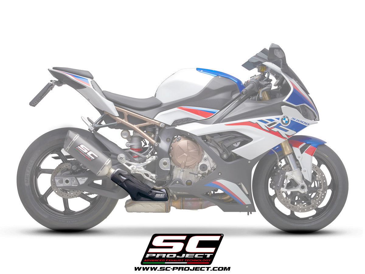 Protection thermique carbone silencieux SC-Project Slip-On BMW S1000RR K67 (19-20) B33A-CP 