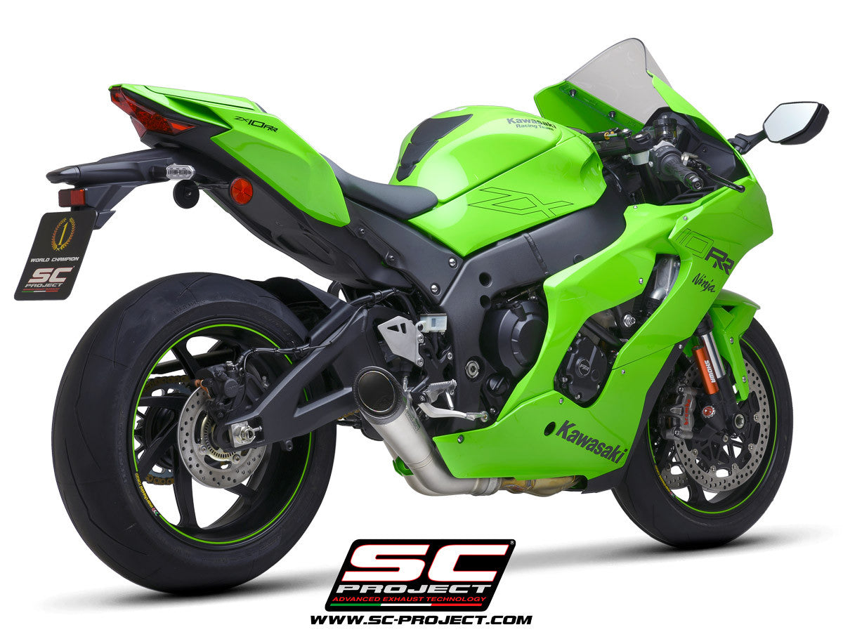 SC-Project Slip-On S1 + tuyau de remplacement KAT Kawasaki ZX-10 R/RR (21-25) K38A-DET41T 