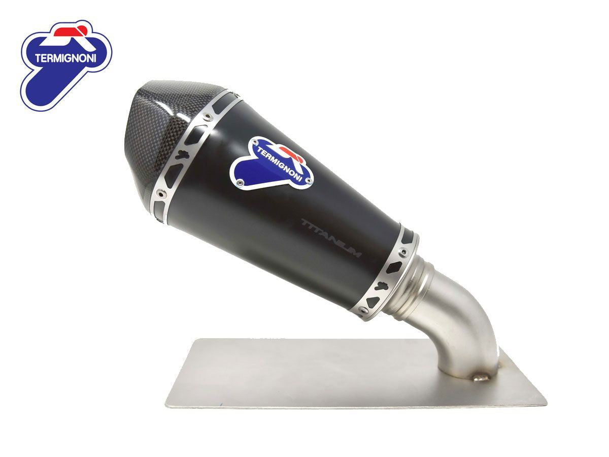 Kit d'échappement Termignoni Slip-On conique noir Kawasaki ZX-10 R/RR (21-25) 