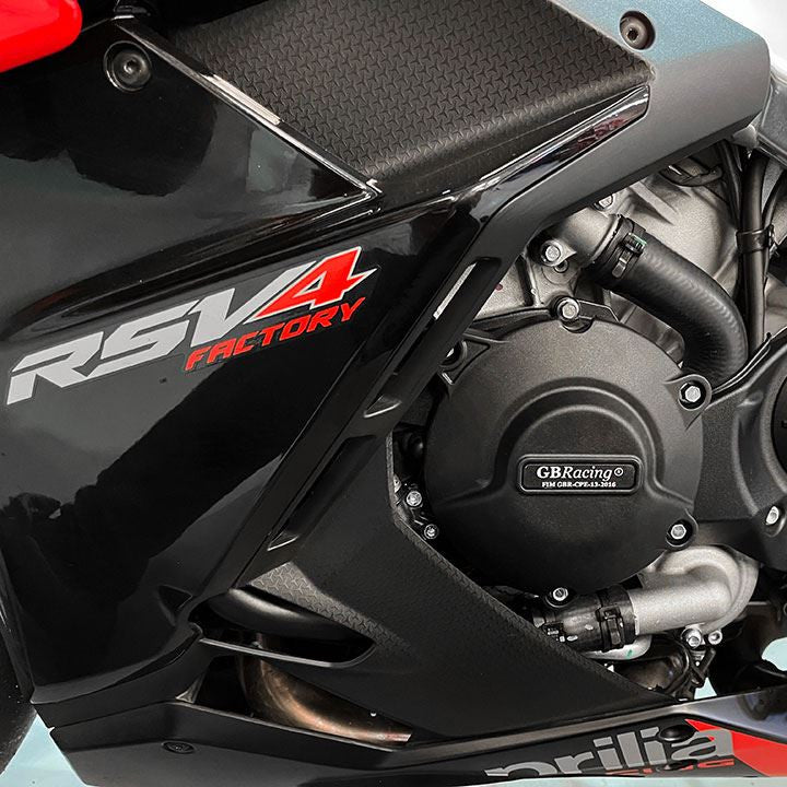 Ensemble complet de protections de carters de moteur GBRacing pour Aprilia RSV4/RR/1100 Factory (21-24) 