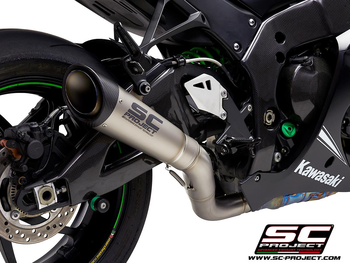 SC-Project Slip-On S1 + tuyau de remplacement KAT Kawasaki ZX-10 R/RR (16-20) K22A-DET41T 