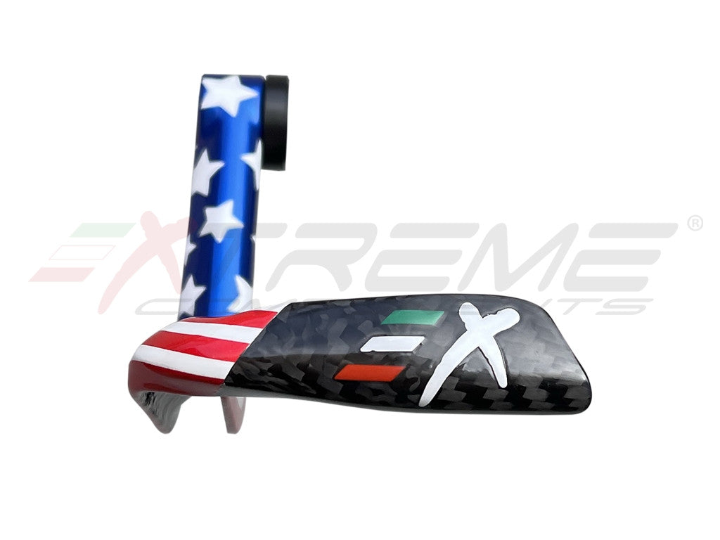 Garde de levier de frein "USA" protection de levier de frein pour 14mm à 19mm carbone GP EVO Extreme Components 