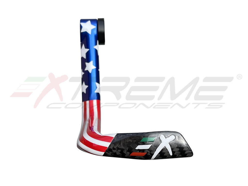 Garde de levier de frein "USA" protection de levier de frein pour 14mm à 19mm carbone GP EVO Extreme Components 