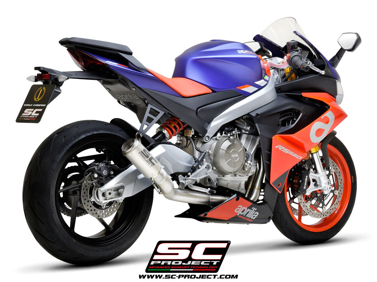 SC-Project Titan installation complète 2-1 CR-T Aprilia RS 660 (20-25) A23A-TC36 