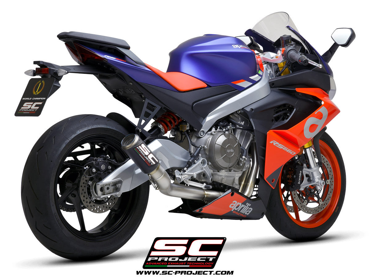 SC-Project Titan installation complète 2-1 CR-T Aprilia RS 660 (20-25) A23A-TC36 