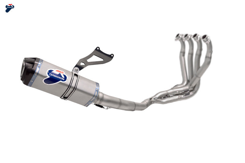 Système d'échappement complet en acier inoxydable Termignoni pour Suzuki GSX-R 1000 (17-23) S07209400ITC 