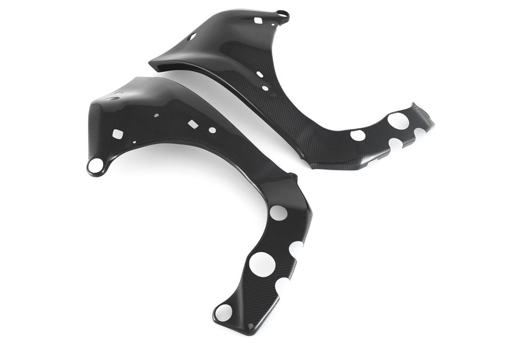 Couvercles de cadre en carbone Fullsix Yamaha YZF-R1/M RN32, RN49 & RN65 (15-25) 