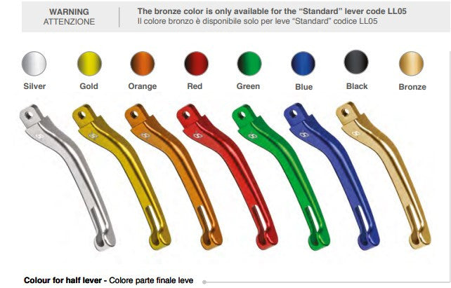 Le levier de frein réglable Bonamici Racing Triumph Daytona 675/R (11-17) LB110 