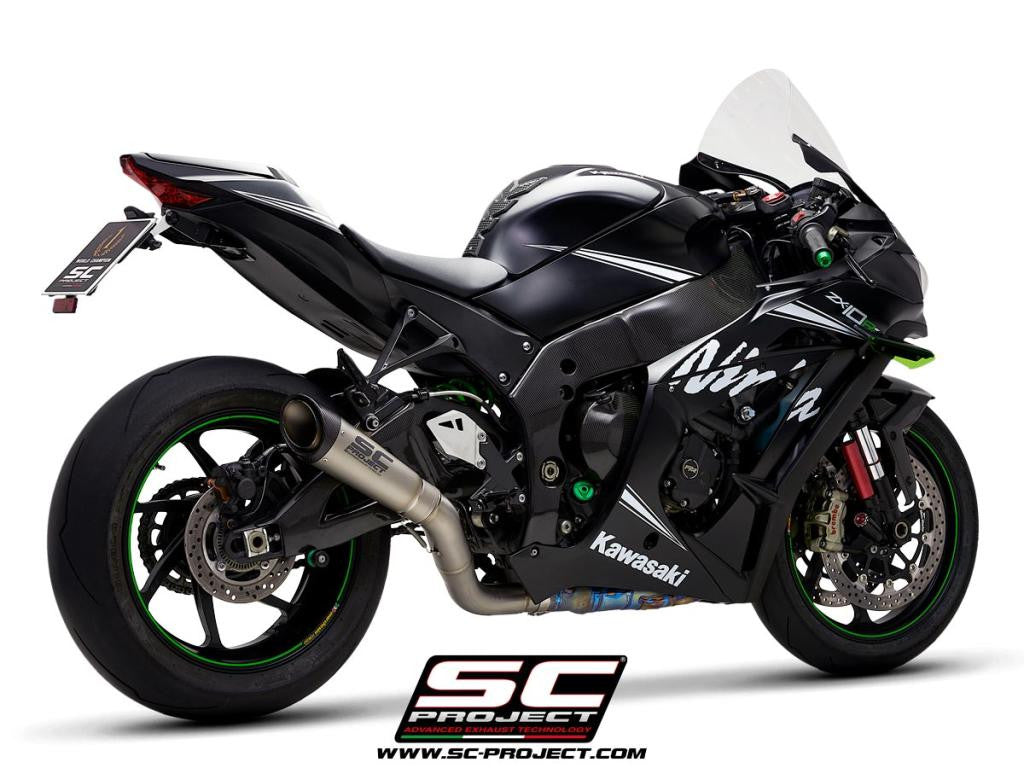 SC-Project Slip-On S1 + tuyau de remplacement KAT Kawasaki ZX-10 R/RR (16-20) K22A-DET41T 